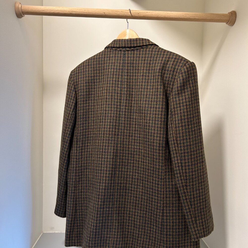 Harv Benard Houndstooth Single Button Blazer // W… - image 2